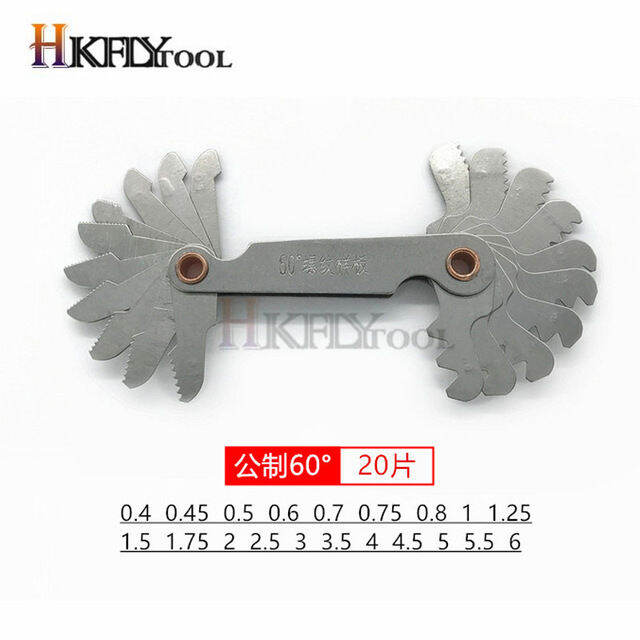 Screw Gauge Set Whitworth 55 Degree & Metric 60 Degree Grip Whitworth