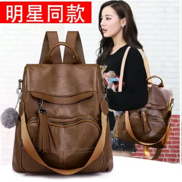 Ladies leather cheap backpack singapore