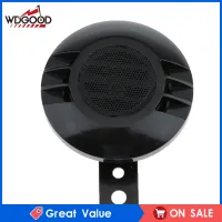 WDGOOD รถจักรยานยนต์รถยนต์12V เสียงดัง430HZ 110dB ไฟฟ้าซิงเกอร์โทนหอยทากเดียว-สีดำ