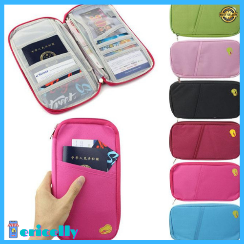 ERICELLY Travel Wallet Passport Ticket Holder Organiser Lazada PH