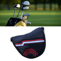 Mallet Putter HEAD COVER แม่เหล็กดูดหัวเข็มขัดยาวครึ่งวงกลมอุปกรณ์กอล์ฟสำหรับพัตเตอร์