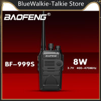 Baofeng วิทยุสื่อสารวิทยุสองทาง BF-999S 3-5กม. 8W 400-470MHz 1800MAh CB วิทยุรับส่งสัญญาณ FM วิทยุทางทะเล UHF