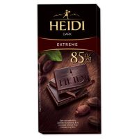 จัดมาให้คุณ?( X 1) [2 free 1] HEIDI Chocolate  ดาร์คช็อคโกแลตแท้เข้มข้น นำเข้า 100% ช็อคโกแลตจากสวิสเซอร์แลนด์ ขนาด 80 กรัม EXTREME85%+EXTREME85