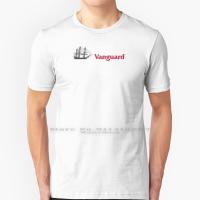 Vanguard Logo T Shirt 100% Pure Cotton Vanguard Destiny Etf Investing Money Bear Funny Bull Stock Market Market Shares Stocks