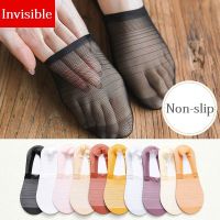 Summer Deep Mouth Lace Ultra-thin Mesh Stealth Boat Socks Silicone Non-slip Socks Low Cut Ankle Socks