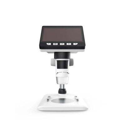 1000X 4.3 Inch Digital Microscope HD 1080P Electronic Desktop Soldering Electronic Magnifier Magnify Glass Support 10 Languages