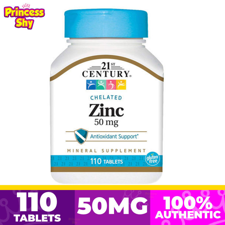 21st Century Chelated Zinc 50mg 110 Tablets Lazada Ph 2524