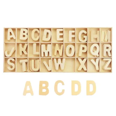Wooden Letters Natural Alphabet Letters Numbers Name Design DIY Personalised Craft Wedding Birthday Xmas Party Home Decor Decanters
