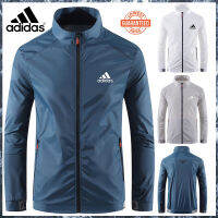 【Lower Price】 AdidasˉNEW แจ็กเก็ตใส่ได้ทั้งชายและหญิง,เสื้อผ้าวิ่งออกกำลังกายเข้ารูปพอดีเสื้อแจ็กเก็ตปีนเขาแจ็คเก็ตกันลมป้องกันแสงแดด