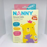 Nanny S30-N318 ถุงเก็บน้ำนมแม่ 30 ชิ้น ขนาด 5 ออนซ์