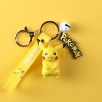 LLavero De Figuras De Acción De Pokémon Para Niños Y Niñas,Modelo De Coche De Pikachu, Squirtle, Psyduck