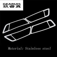 แฟชั่นใหม่ Q5ปกสำหรับ Audi รถมื่อจับประตูด้านใน2009-2017อุปกรณ์ตกแต่งรถยนต์ฝาครอบตกแต่งขอบสแตนเลสสติกเกอร์แต่งรถภายใน