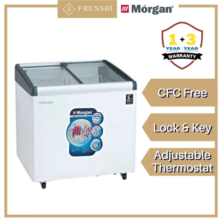 Glass Door Chest Freezer (256L) MCFG256L [ Frenshi ] Lazada