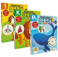 3bookset Enlightenment Workbook English Book Evan Moor Smart Start STEM English Enlightenment Textbook Early Education