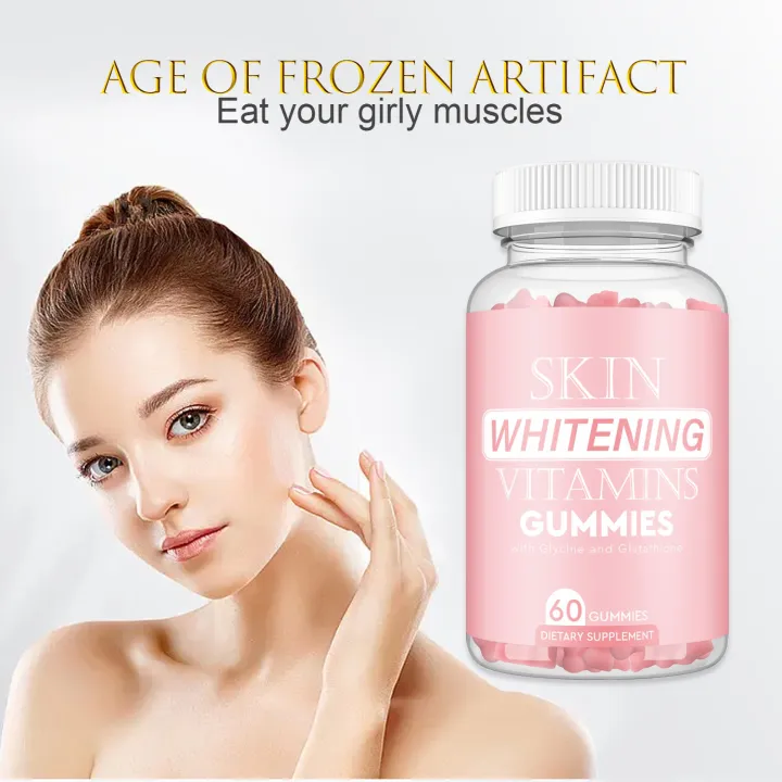 Glutathione with Collagen Gummies Beauty Whitening Gummies Anti Aging