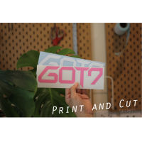 สติ๊กเกอร์ ลาย GOT7 มีสีมากกว่าในรูป หลายขนาดให้เลือก สติ๊กเกอร์งานไดคัท สติ๊กเกอร์ติดไดทุกที่ ติดรถ ติดฝาถังน้ำมัน ไดคัทตามแบบ