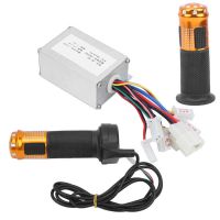 【LZ】▽☁  E-bike motor 24v 250w controlador de escova com kit de aperto do acelerador elétrico bicicleta scooter controlador de velocidade do acelerador guiador