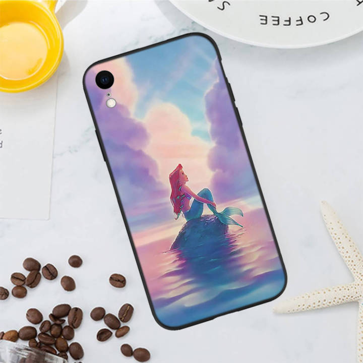 90ffa-the-little-mermaid-อ่อนนุ่ม-high-quality-ซิลิโคน-tpu-phone-เคสโทรศัพท์-ปก-หรับ-iphone-7-8-11-12-13-14-pro-xs-max-se-x-xr-plus-se