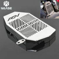 waase Silver Motorcycle Radiator Oil Grille Guard Cover Shield Protector Stainless Steel For HONDA ADV 150 ADV150 2019 2020 2021