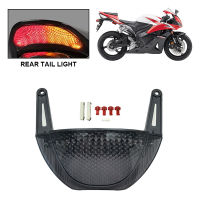 สำหรับฮอนด้า CBR600RR เบรกเปิดสัญญาณไฟ LED แบบบูรณาการ CBR 600 RR 2007 2008 2009 2010 2011 2012รถจักรยานยนต์ด้านหลังไฟท้าย