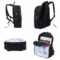 3pcs Anime Demon Slayer Kimetsu No Yaiba Cosplay Schoolgirl Schoolbag Backpack Nezuko Tanjirou Canvas Bag Backpack Boy Girl Gift