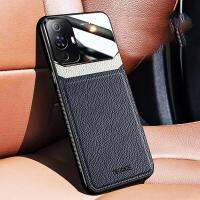 เคสบางสำหรับ Huawei Nova 7 8 9 10 11 Pro 7 8 9 10 SE เคสด้านหลังแข็งอะคริลิกกระจกปกหนังไฮบริด