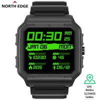 【LZ】 NORTH EDGE Mens Sports Smart Watch GPS GLONASS GALILEO Movement Track Compass Heart Rate SpO2 Stress Bluetooth Watch For Men