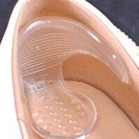 【YF】 1 Pair New Silicone Back Heel Liner T-shape anti-friction Gel Cushion Pads Insole High Dance Shoes Grips for