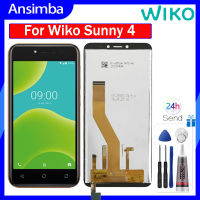 Ansimba หน้าจอดั้งเดิมสำหรับ Wiko Sunny4 LCD หน้าจอ LCD ชิ้นส่วนหน้าจอสัมผัสแสดงสำหรับ Wiko Sunny4จอสำรอง