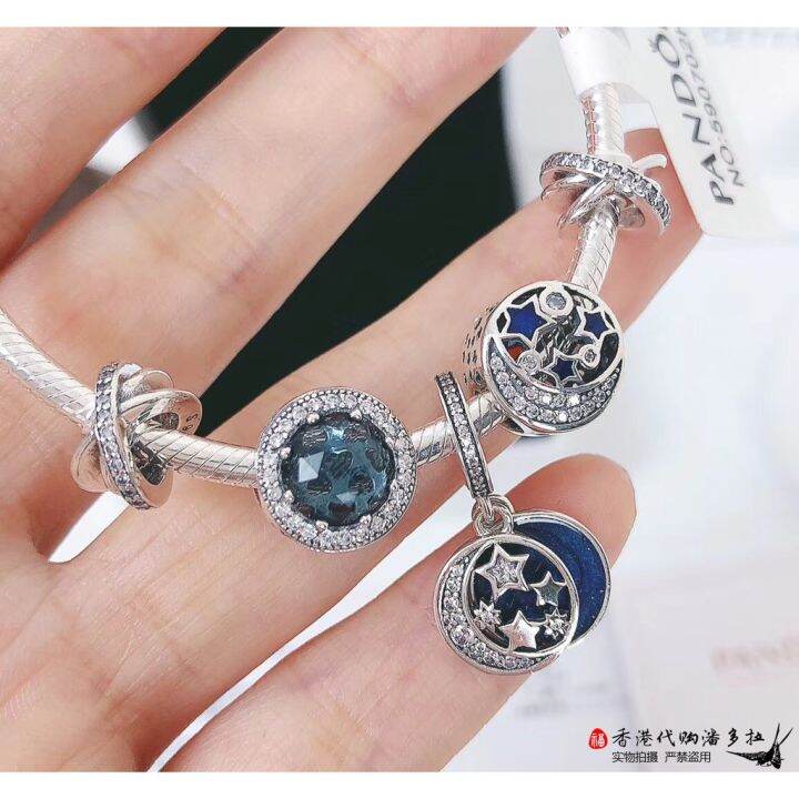 พร้อมส่ง-pandora-ของแท้100-เงินแท้พร้อมcharmsหัวใจของมหาสมุทรส่งเป็นของขวัญให้แฟนหรือเนื่องในโอกาสวันเกิด