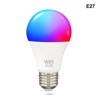 หลอดไฟอัจฉริยะ Wifi โคมไฟหรี่แสง Led E27/B22 Tuya หลอดไฟอัจฉริยะการควบคุมด้วยเสียง Alexa Amazon Google การตกแต่งบ้าน