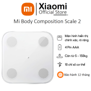 Cân sức khỏe Xiaomi Mi Body Composition Scale 2thông minh kính cường lực