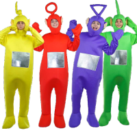 ชุดเทเลทับบี เทเลทับบี้ Dress for Set of Teletubbies Suit Cartoon Costume Animation Mascot Cosplay Fancy Outfit : 7C15 7C16 7C17 7C18