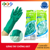 Găng tay cao su tổng hợp Rubberex Nitren NL 15, chống dầu mỡ, hóa chất, tiêu chuẩn EN374, EN388