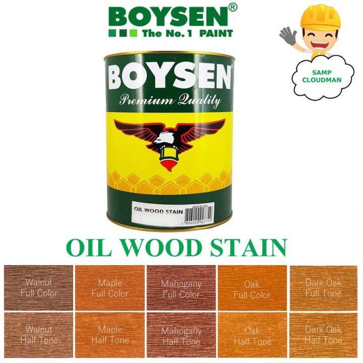 Boysen Oil Wood Stain Quart Size / 1 Liter /Walnut Maple Mahogany Oak ...