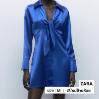 ZARA Satin dress with the detail N012-26