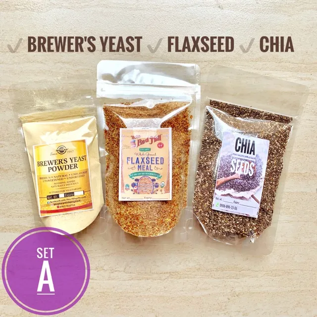 Lactation Cookie INGREDIENTS Set A (galactagogue) brewers yeast brewer