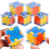 Fun 3D Maze Educational Toy Mini Magic Cube Puzzle Toys Brain Teasers Challenge Toy Kids Early Educational Games Relieve Stress Brain Teasers
