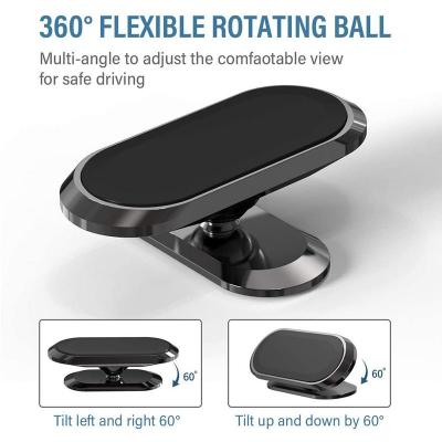 360 Flexible Magnetic Car Phone Holder Rotating Ball Multi-angle Easier To Operation Auto Phone Anti-slip Holder Car Universal Car Mounts