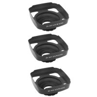 3pcs 37mm 72mm Lens Hood Detachable Wide Angle Lens Hood for Camera Camcorder Photography