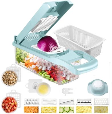 Vegetable Cutter Multifunctional Diced Vegetable Cutter Household Salad Shredding Planer Multifunctional Vegetable Cutter