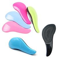 ☾✌☑ Hair Baby Kids and Women Detangling Brush Combs Salon Gentle Anti-static Brush Tangle Wet Dry Bristles Handle Tangle Curly