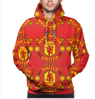 3D HOODIE-  XZX180305   man chester United Premier League Classic 3D Hoodie 13