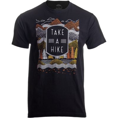 Take a Hike | Outdoor Nature Hiking Camping Graphic Saying for Men T-Shirt