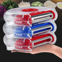 Magic Trio Peeler Slicer Shredder Peeler Julienne Cutter Multi Stainless Steel Blade Grater Kitchen accessories 2022 Newest Hot