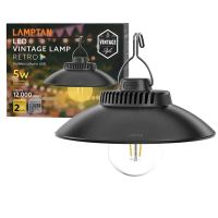 Lamptan ส่งฟรี โคมไฟแขวน วินเทจ แบบชาร์จ รุ่น LED Vintage Lamp แสง WarmWhite