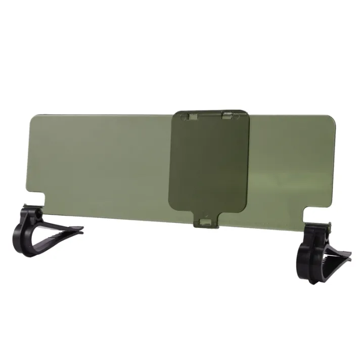 Clip on Car HD safer Vision Anti Dazzle Glare Blocker Shade Sun Visor