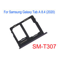 ถาดใส่ซิมการ์ดที่ใส่อะแดปเตอร์การ์ด SD ขนาดเล็กอะไหล่ซัมซุง Galaxy Tab A 8.4 T307U T307