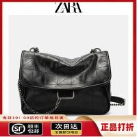 ?ZARAˉBag TRF womens bag 2021 new trendy black large-capacity soft chain bag shoulder Messenger bag female