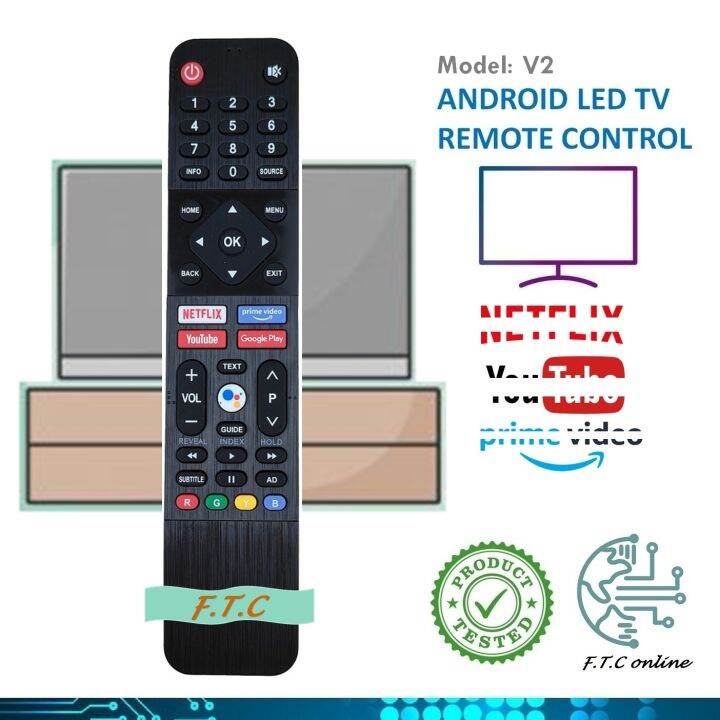 Suitable For Skyworth / Prism+ Smart Led Android Tv Netflix Google Play